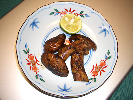 松茸はバタ焼きが旨い