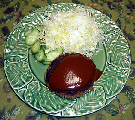 我流ハンバーグステーキ