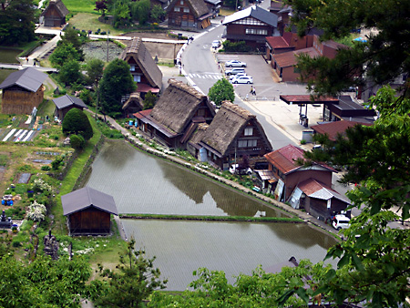 白川郷、加賀越前、金沢、兼六園、東茶屋