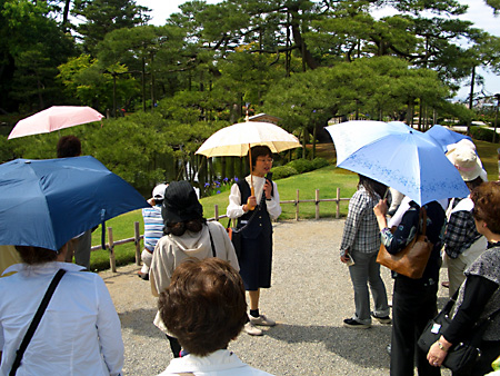 白川郷、加賀越前、金沢、兼六園、東茶屋
