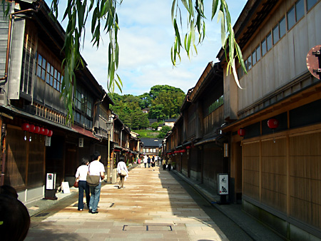白川郷、加賀越前、金沢、兼六園、東茶屋