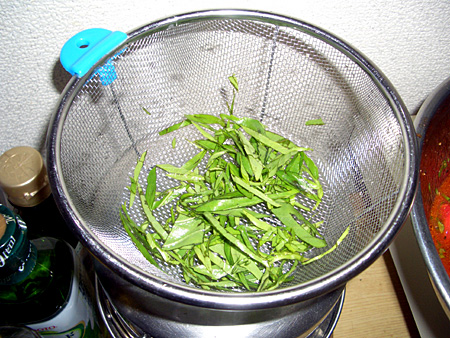 トマトの冷製カッペリーニ