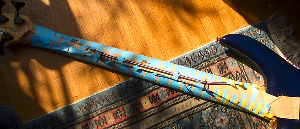 フレットの摺り合わせ - Ibanez SR-380 - AriaProII AVANTE - DoromPATIODoromPATIO