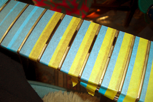 フレットの摺り合わせ - Ibanez SR-380 - AriaProII AVANTE - DoromPATIODoromPATIO