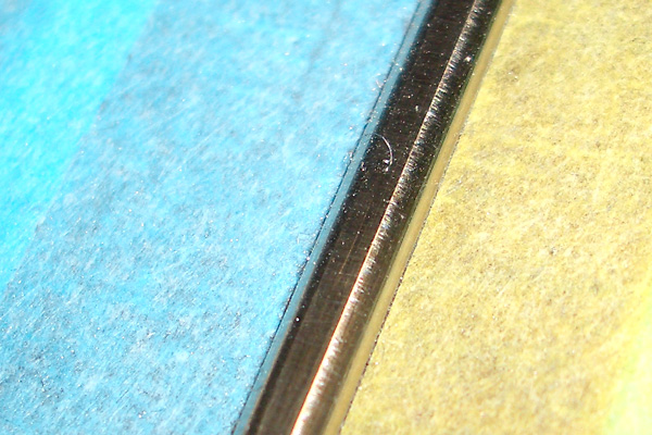 フレットの摺り合わせ