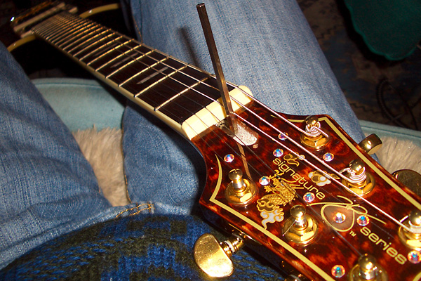 トラスロッド調整